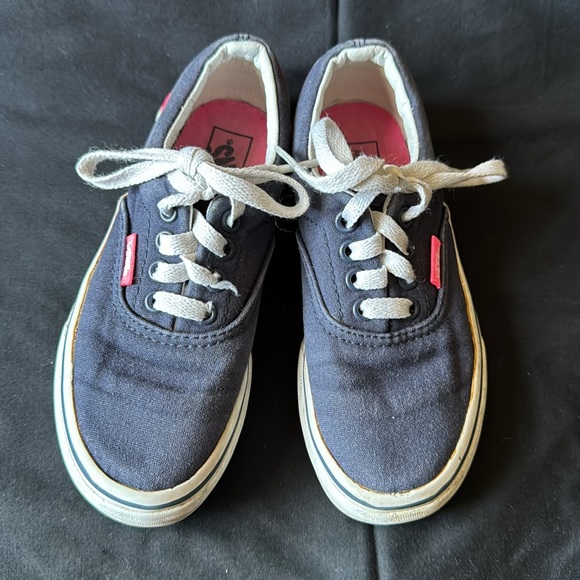 Vans navy/hot pink authentic youth 11.5 - Picture 2 of 4